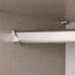 Rauch Champagne Perth Sliding Door Wardrobe with Mirror - Hanging Rail Closeup view