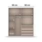 Interior 5 Drawer For Wardrobes - Orange - 98M1 - Interior view