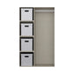 Interior Division With 4 Fabric Boxes - Extras Black