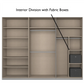 Interior Division for Rauch Wardrobes - Interior View Styled in a Living Room