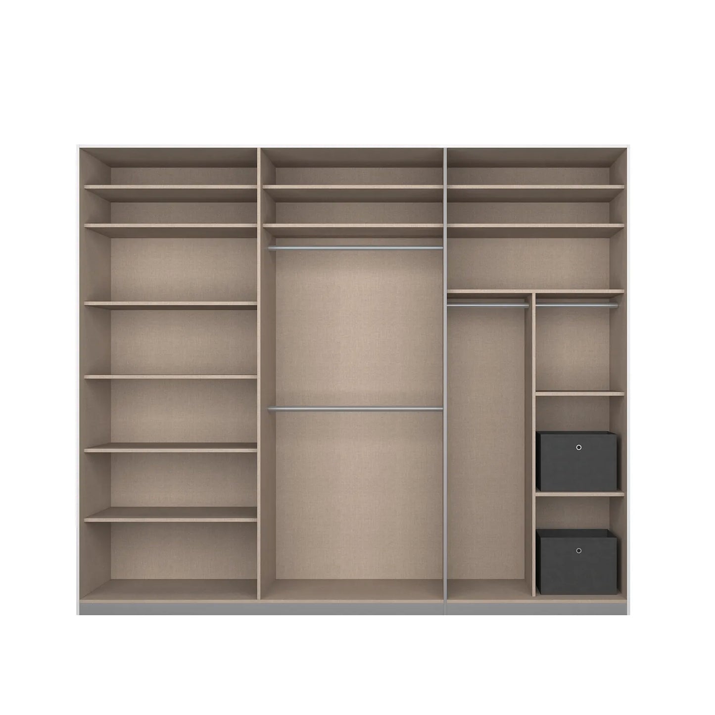 Interior Division for Rauch Wardrobes - Orange - 93H1 - Interior view