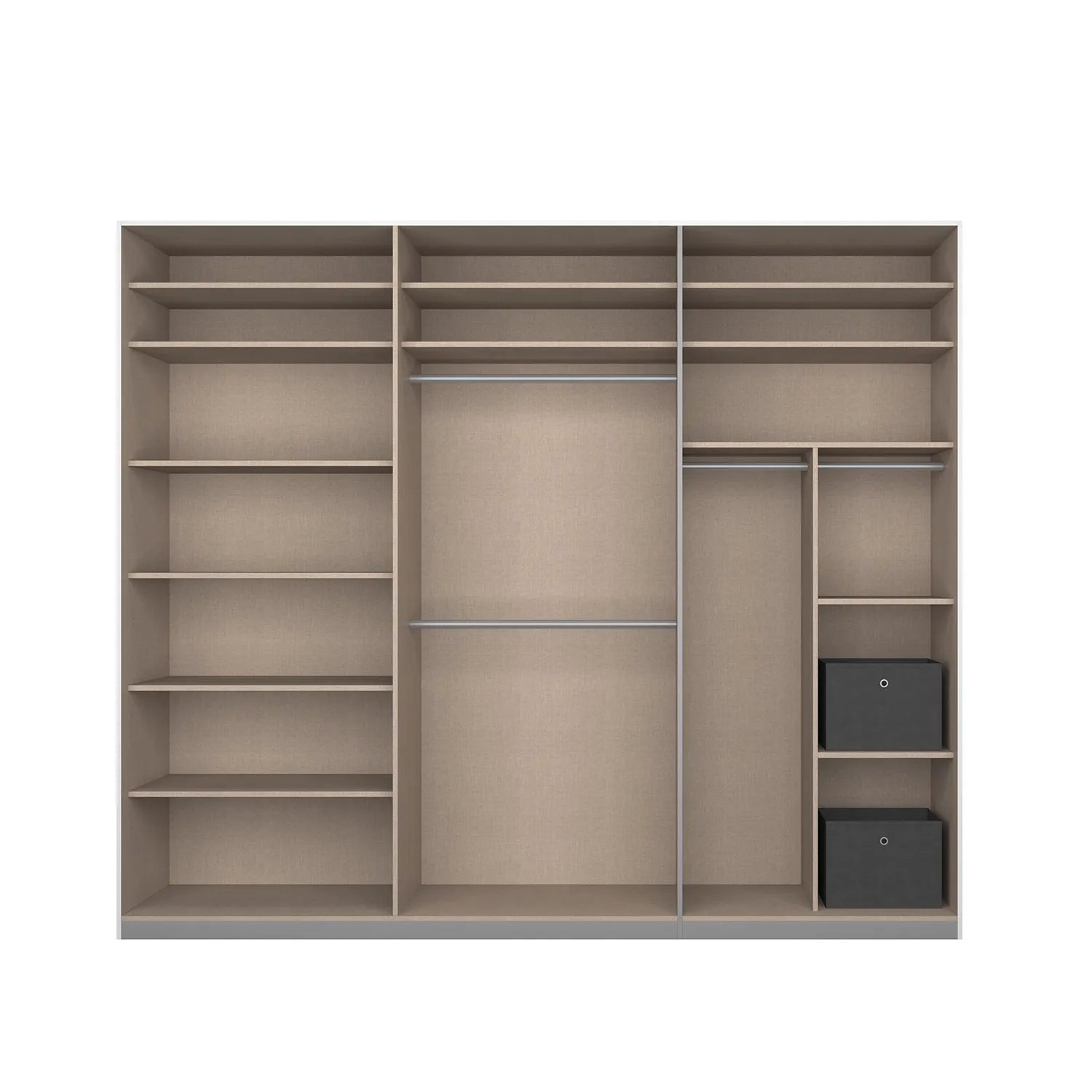 Interior Division for Rauch Wardrobes - Orange - 93H1 - Interior view