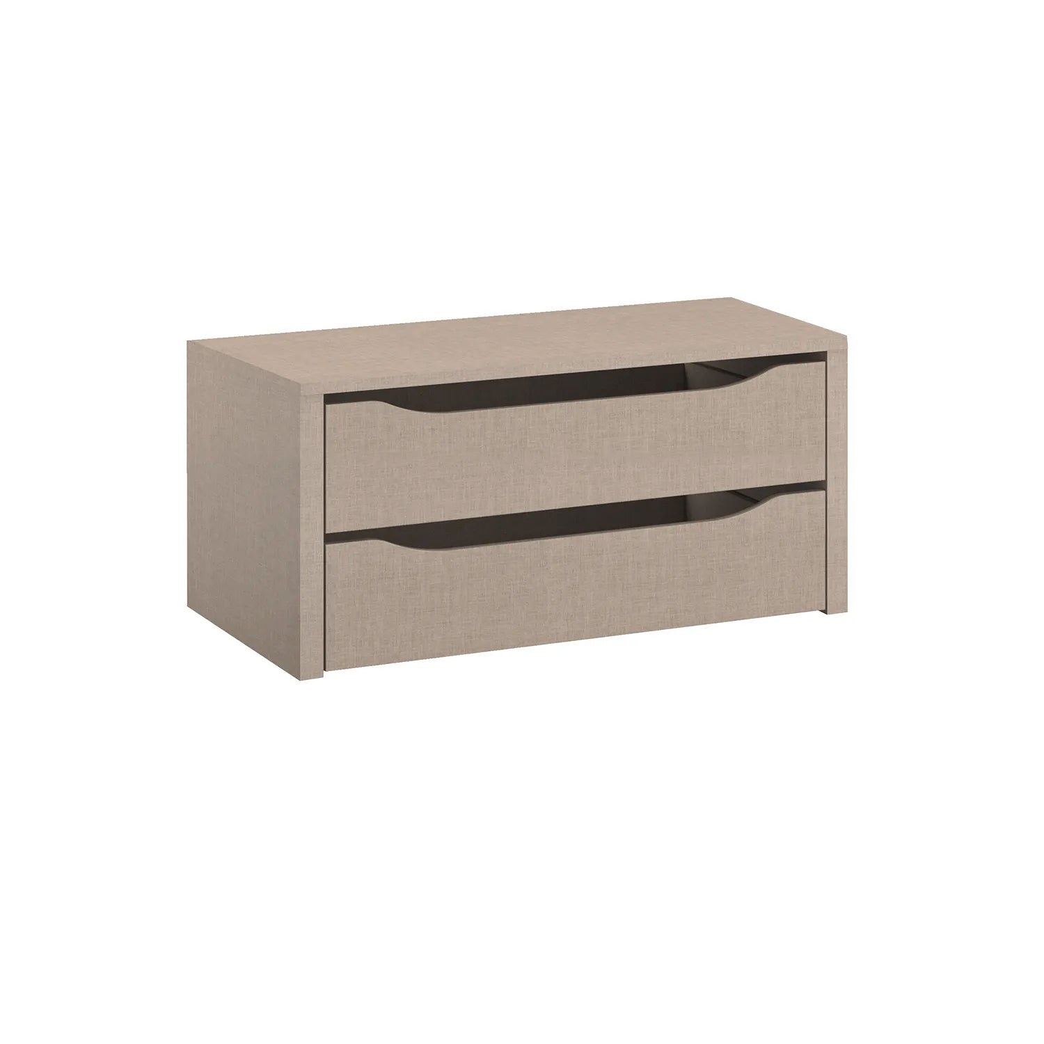 Interior 2 Drawer For Wardrobes - Orange - Style 1 - 9845