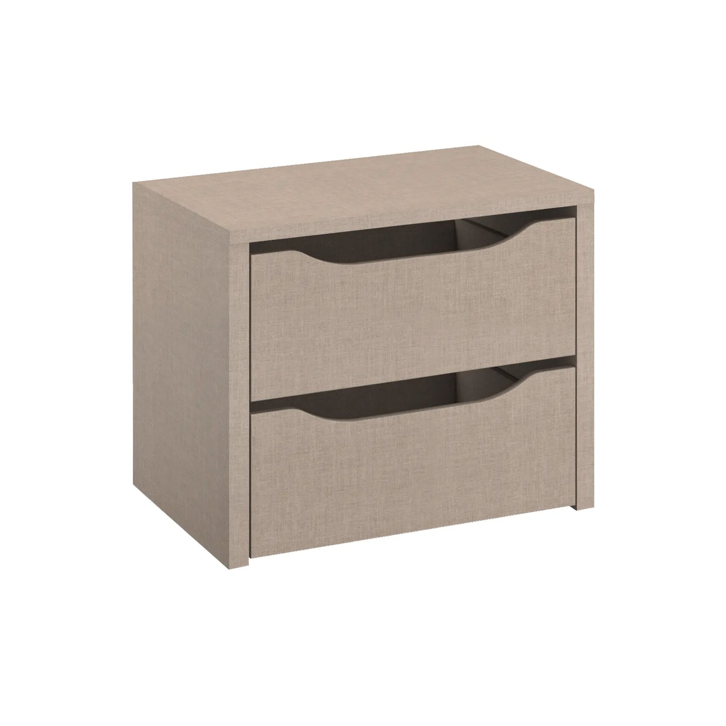 Interior 2 Drawer For Wardrobes - Orange - Style 1 - 9843