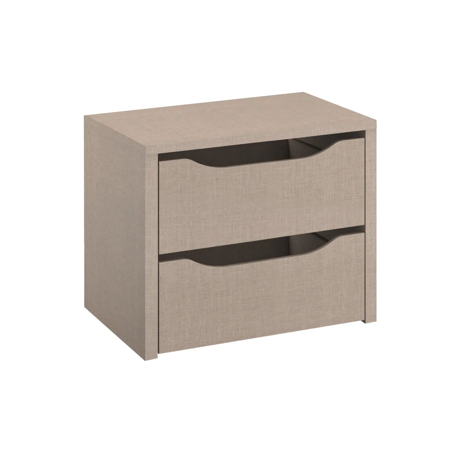 Interior 2 Drawer For Wardrobes - Orange - Style 1 - 9843