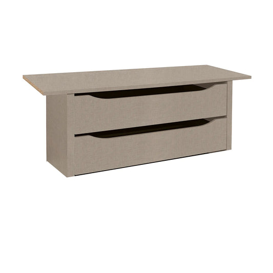 Interior 2 Drawer For Wardrobes - Orange - Style 3 - 9804