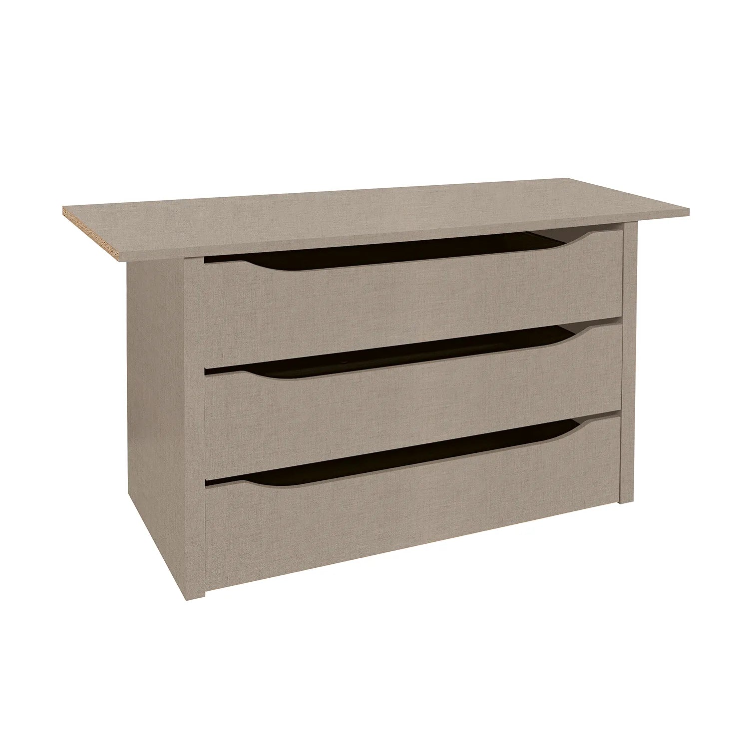 Interior 3 Drawer For Wardrobes - Orange - Style 3 - 9806