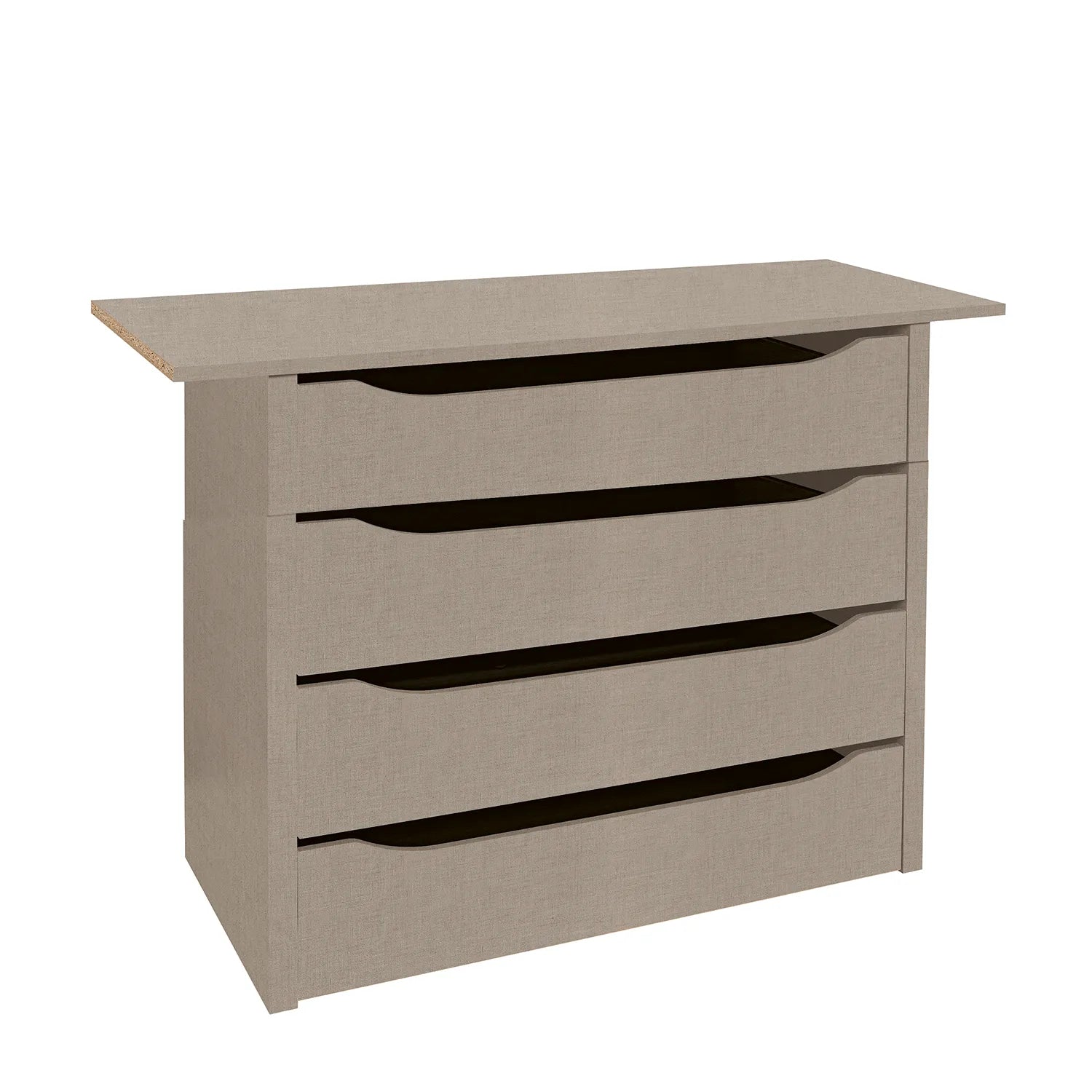 Interior 4 Drawer For Wardrobes - Orange - Style 3 - 9KA4