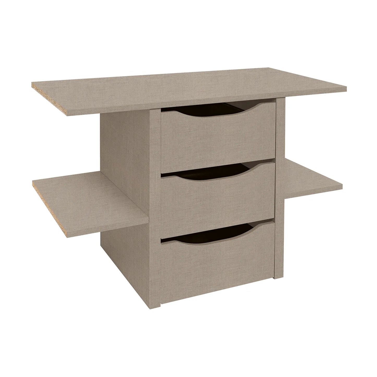 Interior 3 Drawer For Wardrobes - Orange - Style 4 - 9898