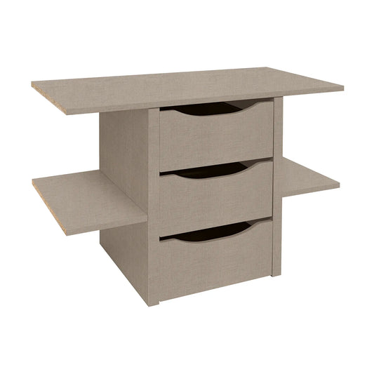 Interior 3 Drawer For Wardrobes - Orange - Style 4 - 9898