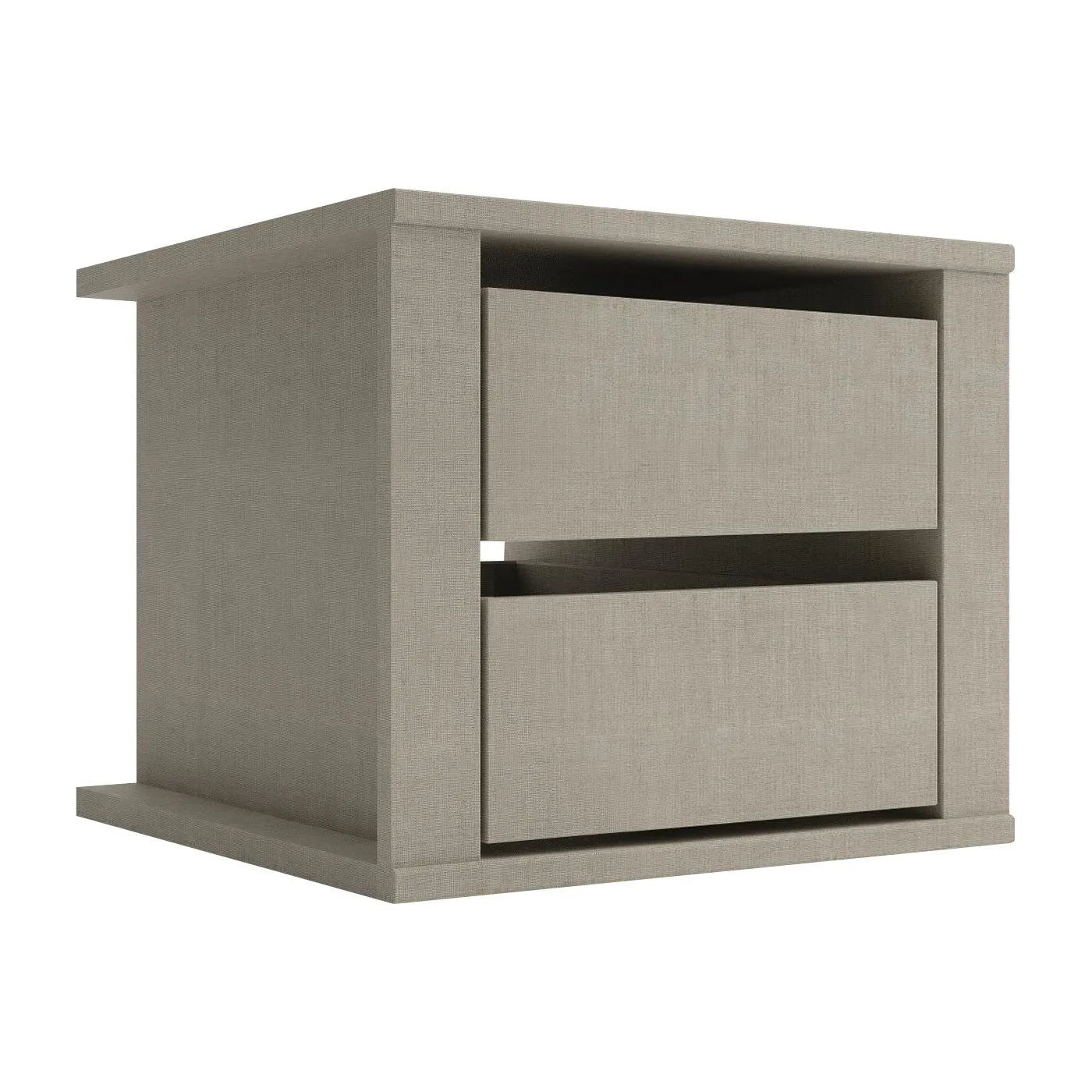 Interior 2  Drawer For Wardrobes - Orange + Extra B - Side View