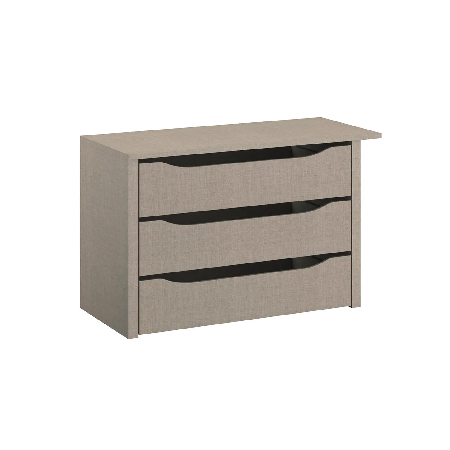 Interior 3 Drawer For Wardrobes - Orange - Style 2 - 9866