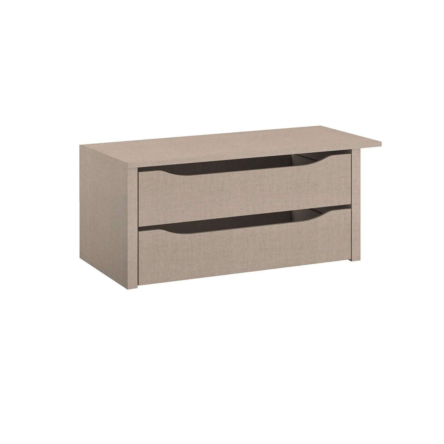 Interior 2 Drawer For Wardrobes - Orange - Style 2 - 9865