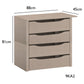Interior 4 Drawer For Wardrobes - Orange - Style 2 - 9KA2 - Dimensions