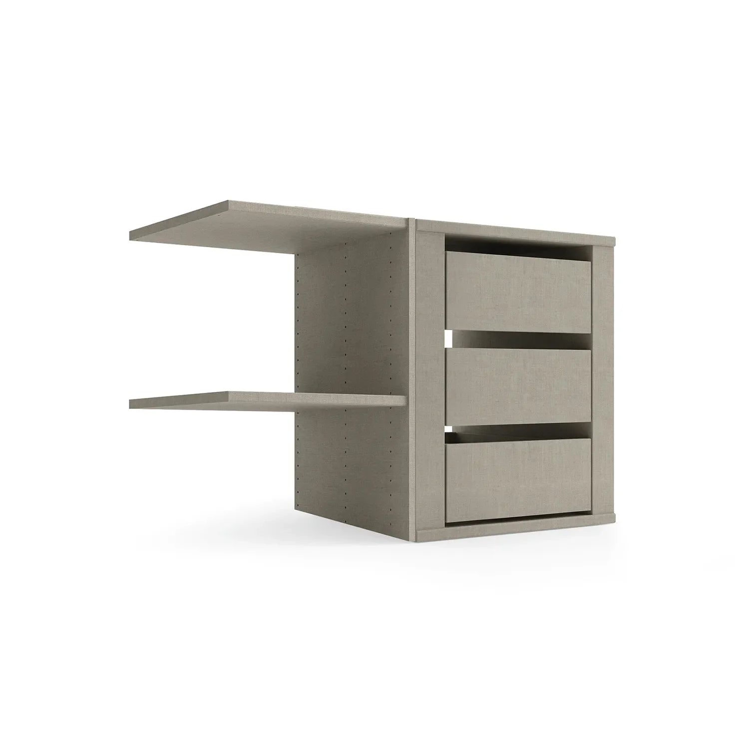 Interior Drawer With Shelves - Extras Black