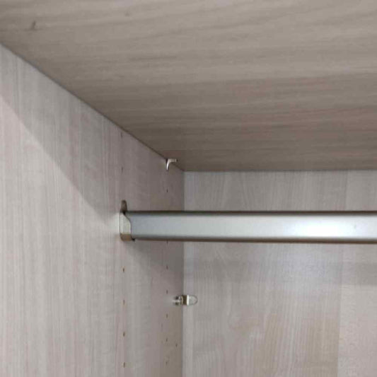 Wiemann Bristol Graphite Glass Front 4 Door Wardrobe 