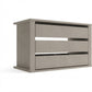 Interior 3 Drawer For Sliding Wardrobe - Extras Black - 9189