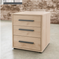 Johnson 3 Drawer Bedside Cabinet - Styled in Bedroom