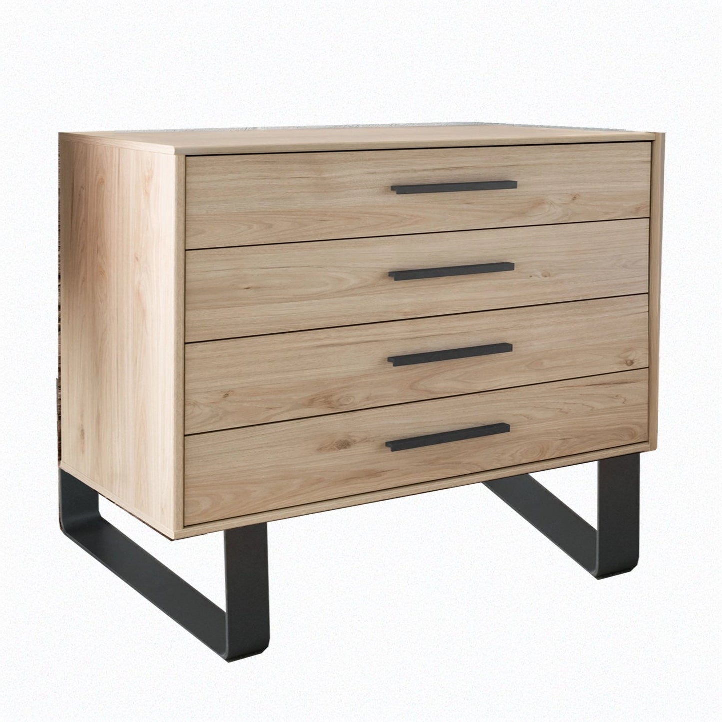 Johnson 4 Drawer Chest - W141CM With Angled Feet
