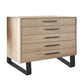Johnson 5 Drawer Chest - W141CM With Angled Feet