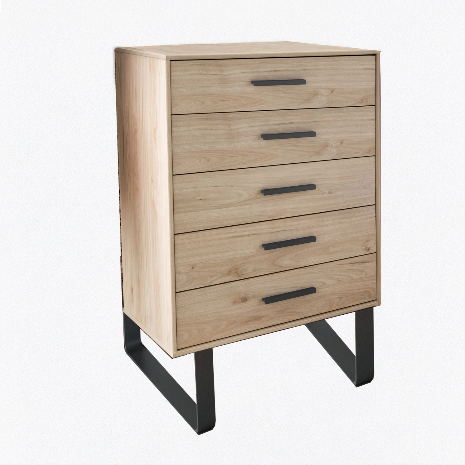 Johnson 5 Drawer Chest - W60CM With angled Feet