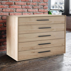 Johnson 5 Drawer Chest - W80CM - Styled in Bedroom