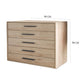 Johnson 5 Drawer Chest - W80CM - Dimesions