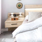 Johnson Floating 1 Drawer Bedside Cabinet - Styled in Bedroom