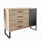 Johnson Large 1 Door 4 Drawer Chest - W120cm With Angled Feet