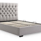 Lisa King Size Ottoman Bed with faux wool, button-back headboard and end or side lift storage. Stylish, practical and perfect for modern bedrooms.