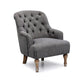 Bia Linen Accent Chair – Cream or Charcoal - Pendle Village Furniture