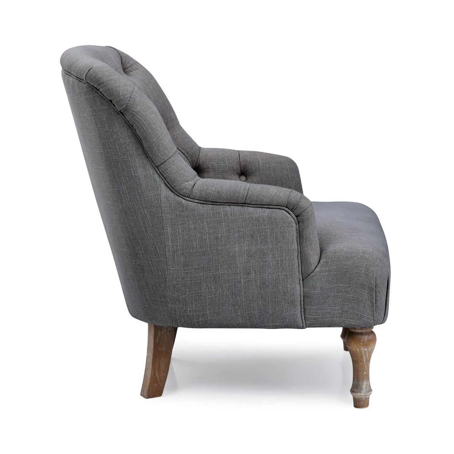 Bia Linen Accent Chair – Cream or Charcoal - Pendle Village Furniture