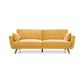 Hestia Old Gold Velvet 3 Seater Sofa Bed - Pendle Village Furniture