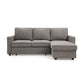 Mandy Grey Fabric Corner Sofabed with Storage - Pendle Village Furniture