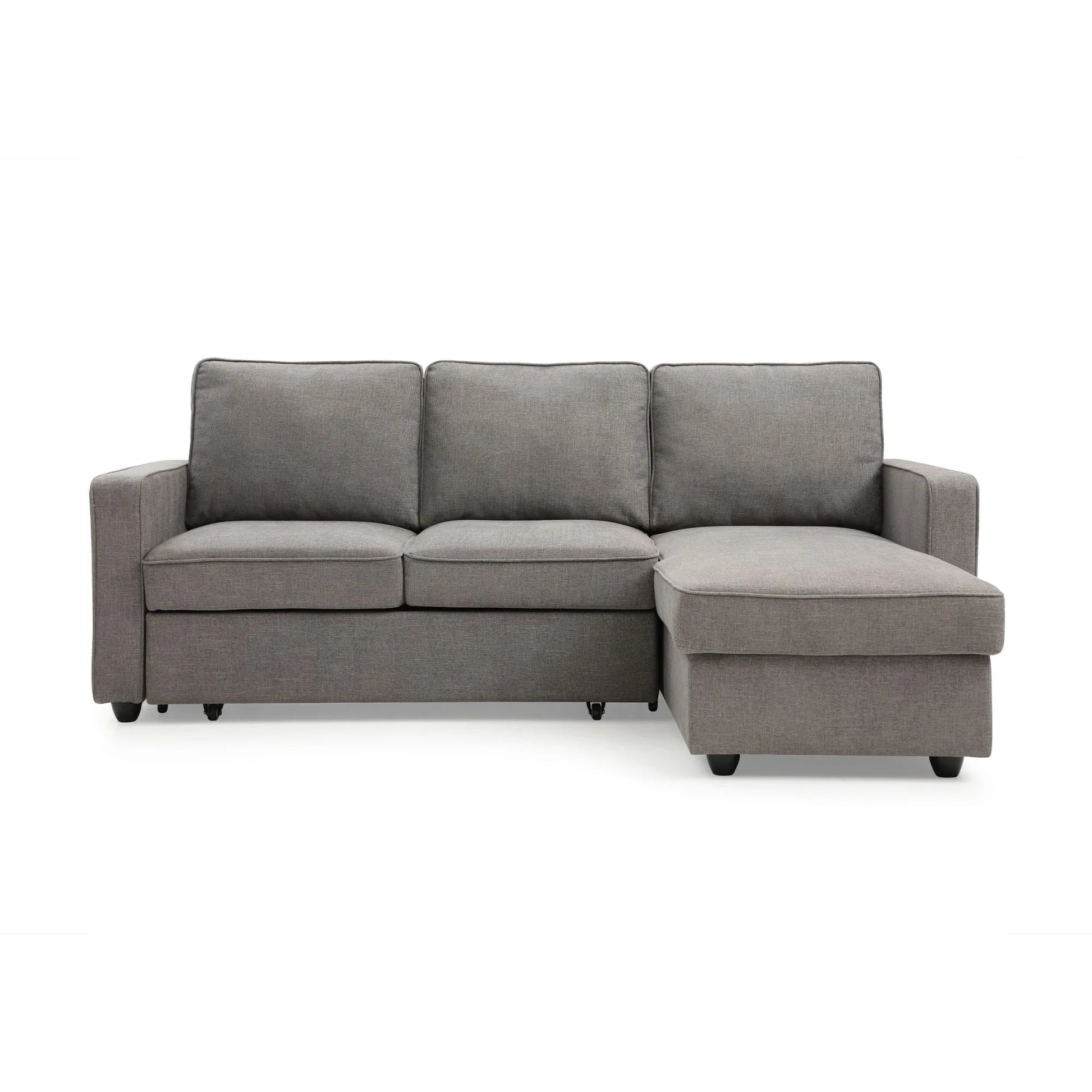 Mandy Grey Fabric Corner Sofabed with Storage - Pendle Village Furniture