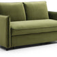 Claire Plush Velvet Burnt Orange Sofa Bed - Pendle Village Furniture