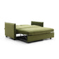 Claire Plush Velvet Olive Sofa Bed - Pendle Village Furniture