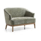Leto Natural Woven Chenille 2 Seater Chair - Pendle Village Furniture