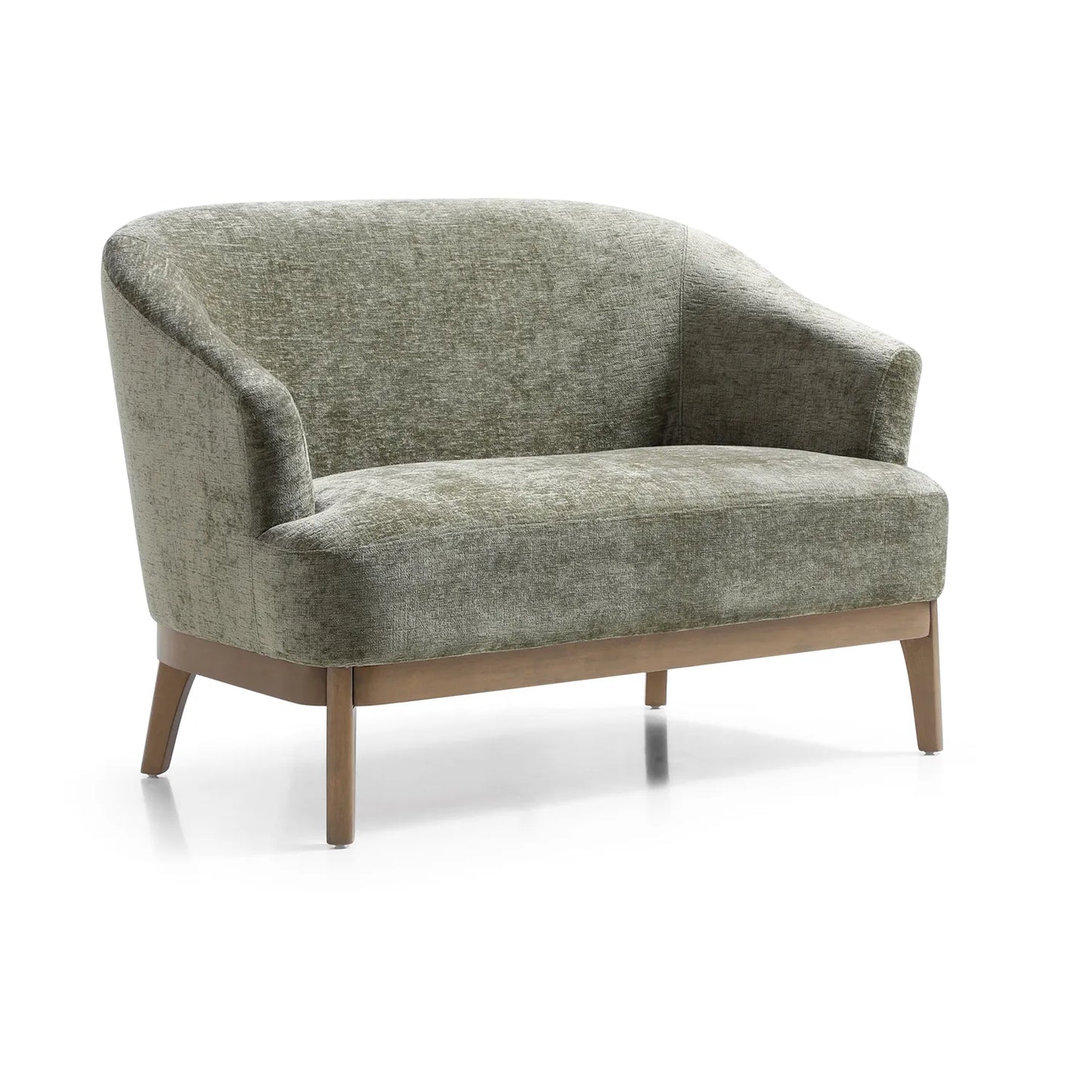 Leto Natural Woven Chenille 2 Seater Chair - Pendle Village Furniture