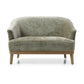 Leto Natural Woven Chenille 2 Seater Chair - Pendle Village Furniture