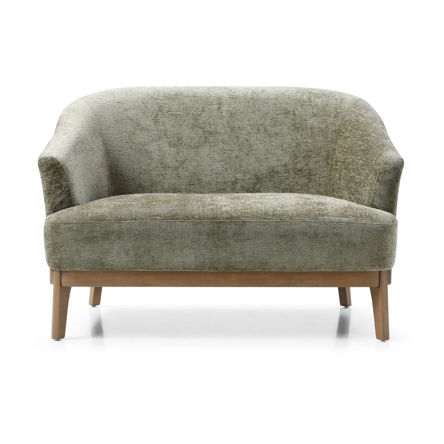 Leto Natural Woven Chenille 2 Seater Chair - Pendle Village Furniture