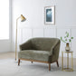 Leto Natural Woven Chenille 2 Seater Chair - Pendle Village Furniture