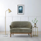 Leto Natural Woven Chenille 2 Seater Chair - Pendle Village Furniture