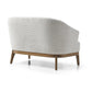 Leto Natural Woven Chenille 2 Seater Chair - Pendle Village Furniture