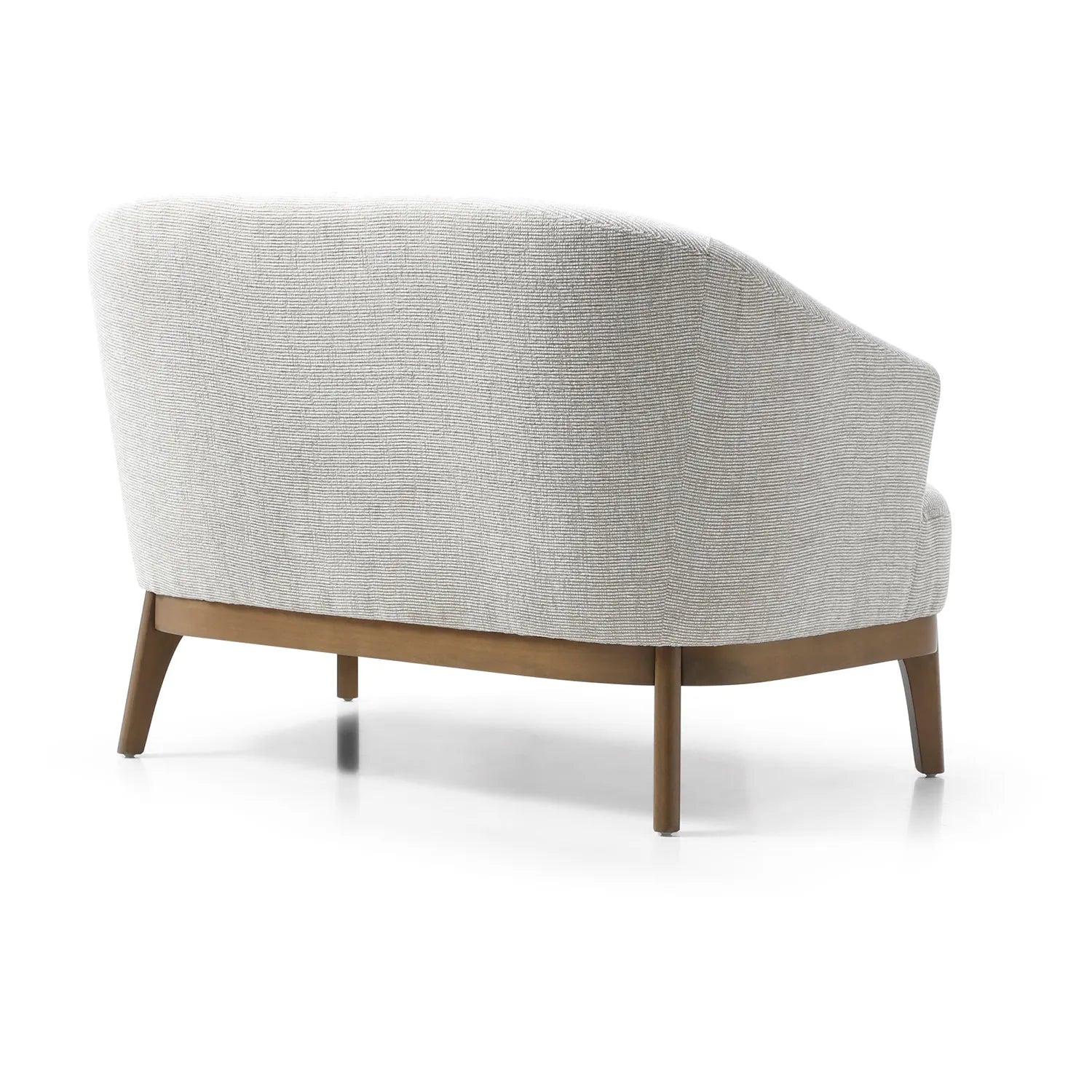 Leto Natural Woven Chenille 2 Seater Chair - Pendle Village Furniture