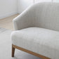 Leto Natural Woven Chenille 2 Seater Chair - Pendle Village Furniture