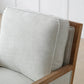 Arden Linen Mix Fabric Swivel Chair - Pendle Village Furniture