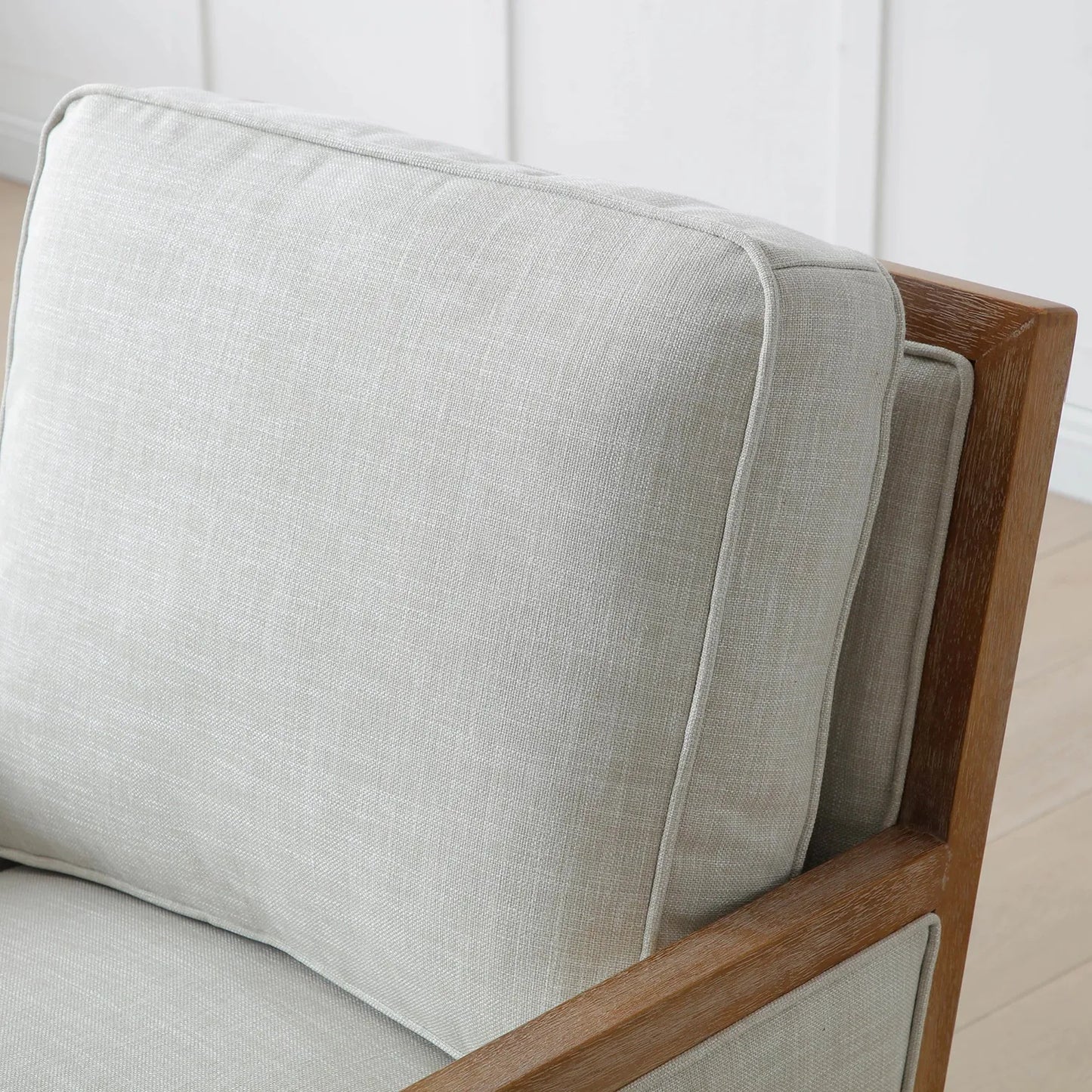 Arden Linen Mix Fabric Swivel Chair - Pendle Village Furniture
