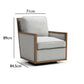 Arden Linen Mix Fabric Swivel Chair - Pendle Village Furniture