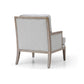 Clara Cream Linen Armchair with Washed Oak Frame - Pendle Village Furniture